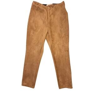 Philosophy Faux Leather Carmel Tan Pants Size M